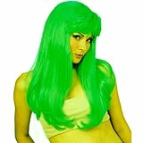 Glamour Wig Neon Green Adult Glamour Wig Neon Green Adult