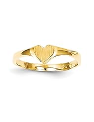 14k Childrens Heart Ring