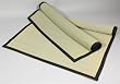 Simple Natural Beautiful Yoga Mat - 6ft. Japanese Design Woven Grass Goza Throw Rug - 72" x 36"