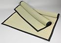 Beach Yoga - 6ft. Japanese Design Woven Grass Goza Tatami Floor Mat Throw Rug - 72" x 36"