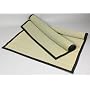 Simple Natural Beautiful Yoga Mat - 6ft. Japanese Design Woven Grass Goza Throw Rug - 72" x 36"