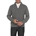 Wilke-rodriguez Gray Heather Aran Cable Half-zip Sweater