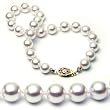 AugustinaJewelry AAA Quality Akoya Saltwater Cultured Pearl Bracelet 7-7.5 Inches 6.5-7mm White Pearls