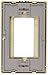 Pass & Seymour SWP26BNBPCC10 One-Gang Plastic Screwless Wall Plate, Nickle Finish