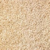 Puschel wollweiss Hochflor Shag Teppich 400x500 cm