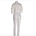 Chuanqi Women's Plus Size Turtleneck Two pieces Crop Top and Long Pants Jumpsuit