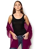 Azuri Silk Chiffon Wrap - 110 Colors, Grape