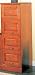 Cherry Finish 4-Drawer Legal & Letter Size Vertical File Cabinet with Lock
