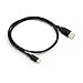 KabelDirekt – (1 Foot Micro USB 2.0 Sync & Charge Cable Black – Top Series