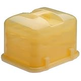 Cupcake Courier 36-Cupcake Plastic Storage Container, Saffron Yellow