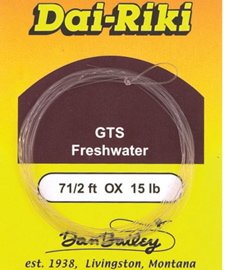 Dai-Riki GTS Knotless Leader 9' Length 0X - 7X
