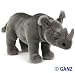 Webkinz Signature Endangered Species Black African Rhinoceros November Release + 12-Pack TyeDye USA Kids Wristbands by Pii!!! 2010