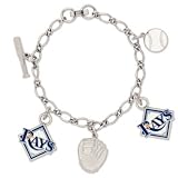 Tampa Bay Rays 5 Charm Bracelet - Tb Rays