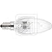 Philips 25265120 EcoClassic 30 E14 B35 Brilliantes Halogenlicht 28W in Kerzenform, klar