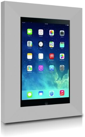 iPad Air : Secure On-Wall Mount / Frame / Permanent Dock / Kiosk Display - Florentine Silver
