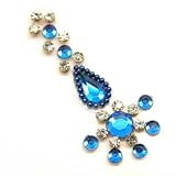 Self Adhesive Indian Bindi Dots Bollywood Belly Dance Tattoo Body Art and Crystal Wedding & Bridal Fashion Jewelry