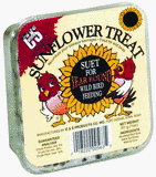 C. & S. Prod. 12563 Sunflower Suet Cake Treat