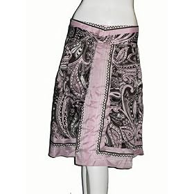 HELEN WANG Box Pleat Skirt in Pink