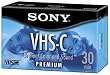 Sony 30 Minute VHS-C Tape (Single)