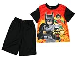 Lego Batman Villians Beware! Boys Pajama Set (10/12, Red/ Black)