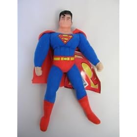 Justice League Superman 9" Plush Doll with Vinyl Head