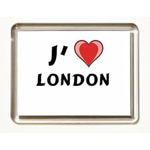 Aimant magnet de frigo J'aime London