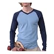 Kavio - Guy Muscle Raglan L/S V Neck Silicon Wash (0288)
