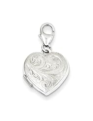 Sterling Silver 15mm Heart Locket