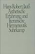 �sthetische Erfahrung und literarische Hermeneutik