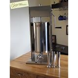 Chicago Food Machinery Big Volume 25 lb (15L) Stainless Steel Sausage Stuffer with funnel... by