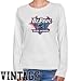 NCAA DePaul Blue Demons Ladies White Distressed Logo Vintage Long ...