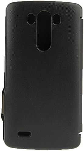 DIYLooks Brush Texture Magnetic Button Cell Phone Protective Skins Horizontal Left and Right Flip Leather Case Cover for LG G3 / D855 (Black)