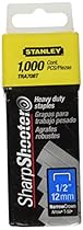 Stanley TRA708T Sharpshooter 1/2-Inch Leg Length Staples, Steel (1000 Count)
