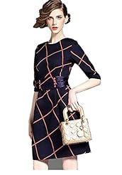 Winter Striped Print  Dress