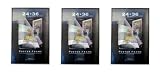 THREE POSTER FRAMES 24x36 inch VALUE PACK, SOLID BACKING, ASSEMBLED