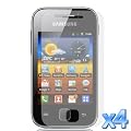 4 PROTECTORES DE PANTALLA PARA SAMSUNG GALAXY Y S5360