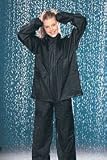 Tourmaster 2pc PVC RAINSUIT BLACK/BLACK