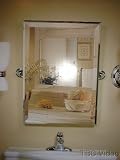 Review Marco 00212 / Rectangular Bathroom Tilt Mirror - Chrome 19 x 26 with Beveled Edge and Stainless Frame Tilting Hardware