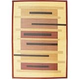 Intersection Large Bamboo Area Rug (Yellow) (72H x 48W x 0.2D)