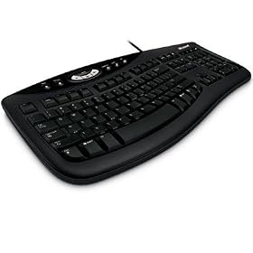 Microsoft Oem Comfort Curve Keyboard 2000 1.0 Usb English 3Pk Dsp 3 Oei Black