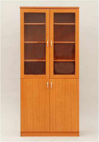 Cover image : 山善(YAMAZEN) 本棚(扉 幅80 奥行44 ) OFC-1880LWBC(NB) ナチュラル