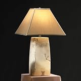 Justice Design 0101-TRAG-SSEC, Quarry Small Ceramic Table Lamp, 1 Light, 150 Total Watts, Travertine