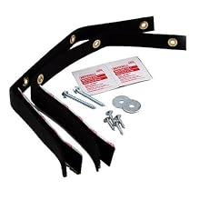 Quakehold! 4160 Furniture Strap Kit, Black