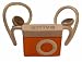 Arriva cordless iPod Shuffle headphones with ipod-type earbuds