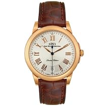 Swiss Watch International Men's Limited Edition Collection 18K Solid Rose Gold Watch #Q7200.G.S.A2