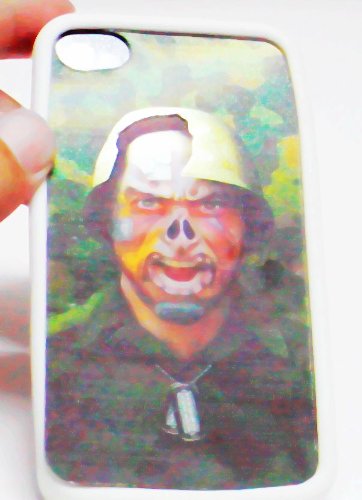3D Solider cartoon cover case for IPHON4 for Halloween