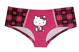 Hello Kitty - Hot Pink Plaid Bikini Panty for women