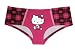 Hello Kitty - Hot Pink Plaid Bikini Panty for women