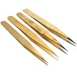 4 Anti-Magnetic Tweezers Pocket Watch Battery Tools