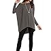 Eliacher Long Batwing Sleeve Top Blouse Loose Pullover Casual T-Shirt